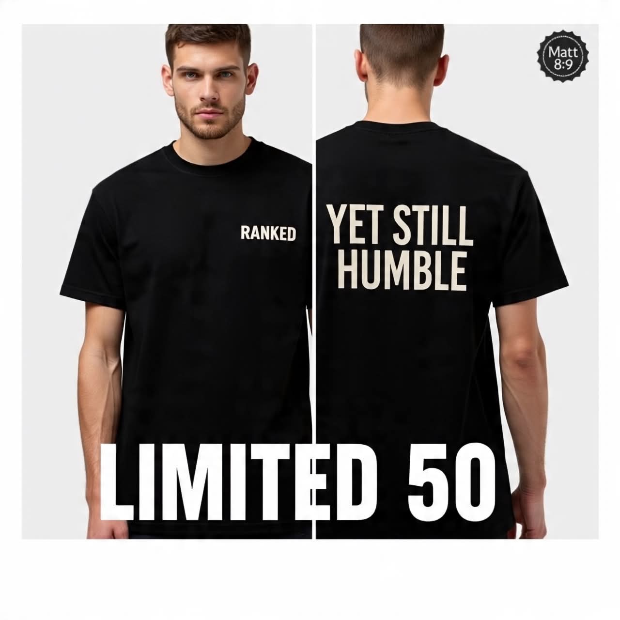 RANKED Tee- Pre-Order | Limited 50